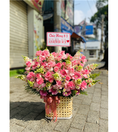 Giỏ hoa sinh nhật 0017
